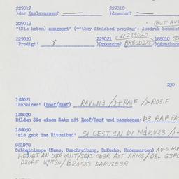 Western questionnaire, answ...