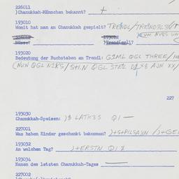 Western questionnaire, answ...