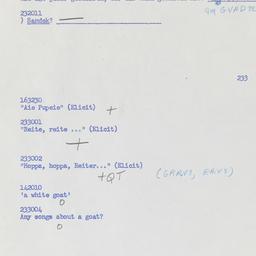 Western questionnaire, answ...