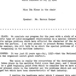 Minutes, 1962-05-09. Labor,...