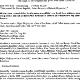 Minutes, 2001-02-14. The Mi...