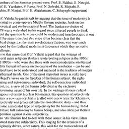 Minutes, 2001-01-31. Irania...