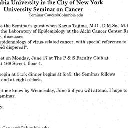 Announcements, 2002-06-17. ...