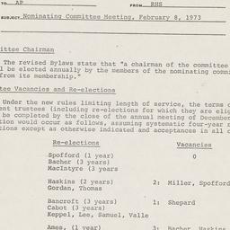 Nominating Committee