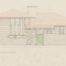 Entrance elevation