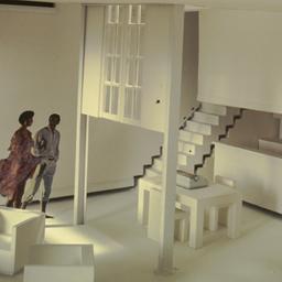 Model, interior view.