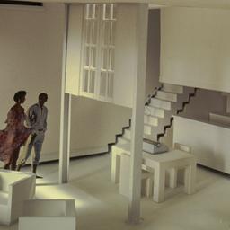 Model, interior view.
