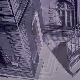 Model, aerial view of Buchh...