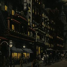 Chinatown by Night, New Yor...