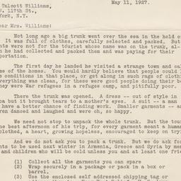 Letter from H. S. Meredith ...