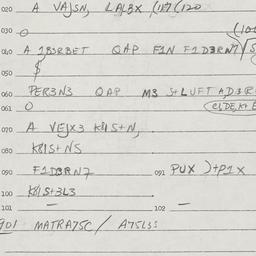 Eastern questionnaire, answ...