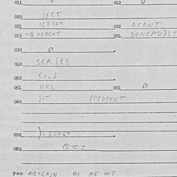 Eastern questionnaire, answ...