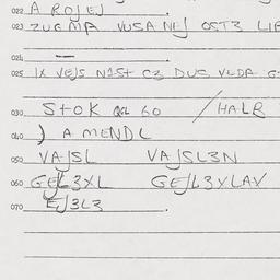 Eastern questionnaire, answ...