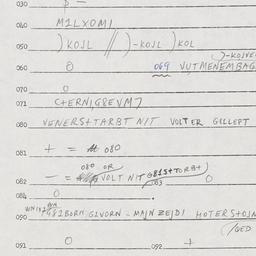 Eastern questionnaire, answ...