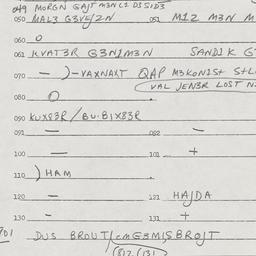 Eastern questionnaire, answ...