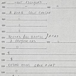 Eastern questionnaire, answ...