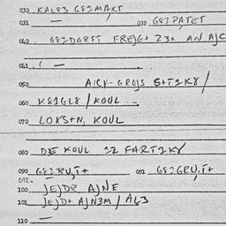 Eastern questionnaire, answ...