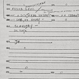 Eastern questionnaire, answ...