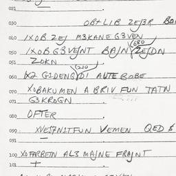 Eastern questionnaire, answ...