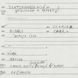 Eastern questionnaire, answ...