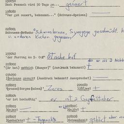 Western questionnaire, answ...