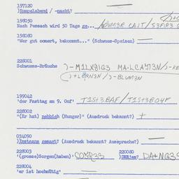 Western questionnaire, answ...
