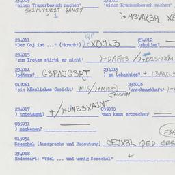 Western questionnaire, answ...