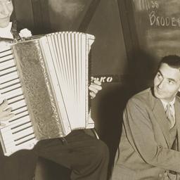 Irving Berlin at piano and ...