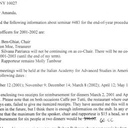 Correspondence, 2002-04-18....