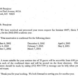 Correspondence, 2003-07-10....