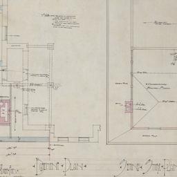 Basement, second floor plan