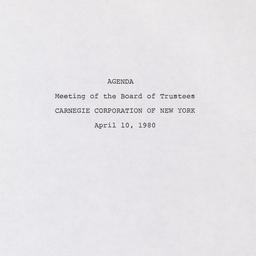 Meeting of the Board of Tru...