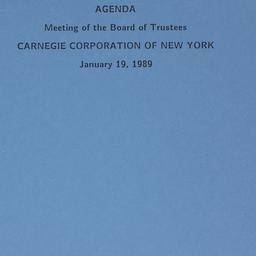 Meeting of the Board of Tru...