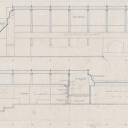 Pavilion longitudinal sections