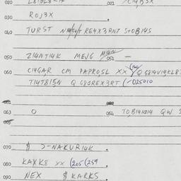 Eastern questionnaire, answ...