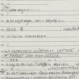 Eastern questionnaire, answ...