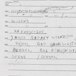 Eastern questionnaire, answ...