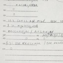 Eastern questionnaire, answ...