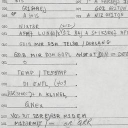 Eastern questionnaire, answ...