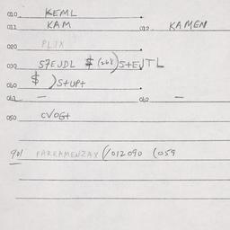 Eastern questionnaire, answ...