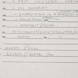 Eastern questionnaire, answ...