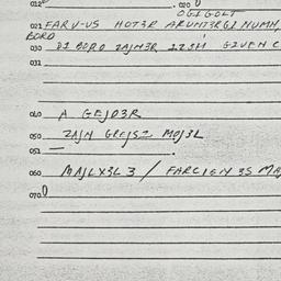 Eastern questionnaire, answ...
