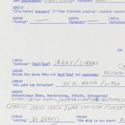 Western questionnaire, answ...