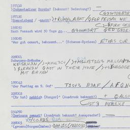 Western questionnaire, answ...