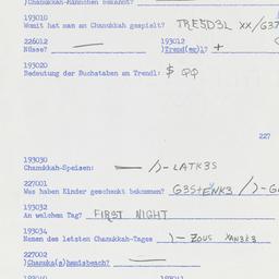 Western questionnaire, answ...