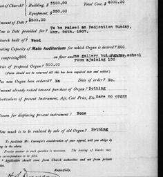 Carnegie Church Organs, Wal...