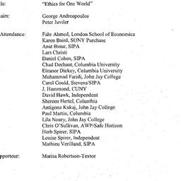 Minutes, 2004-05-06. Human ...