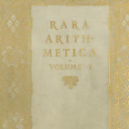 Rara arithmetica : a catalo...