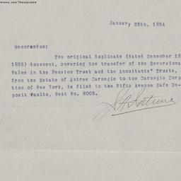 Board Meeting, 1/11/1924