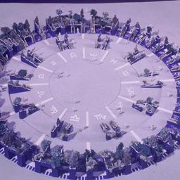 Model, aerial view.